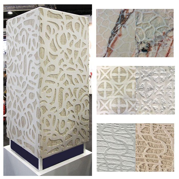 सजावटी नक्काशीदार पत्थर की दीवार पैनल