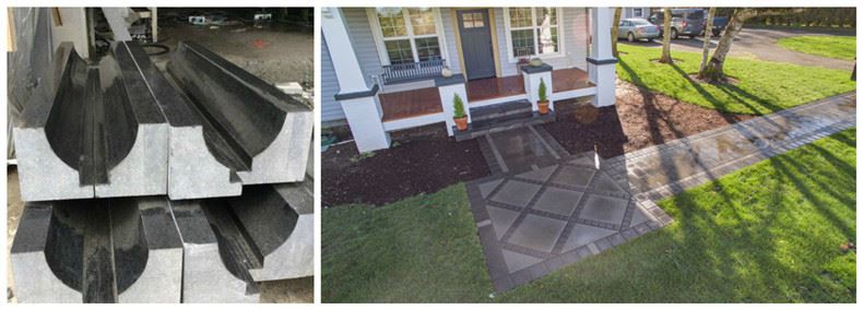 ナチュラル御影石ボーダーライン