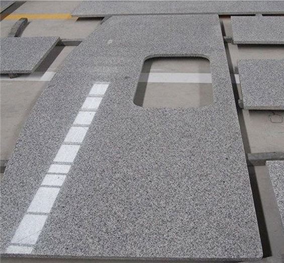 میز آشپزخانه گرانیت سفید و مشکی