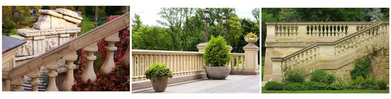 Natural Granite Stair Handrail