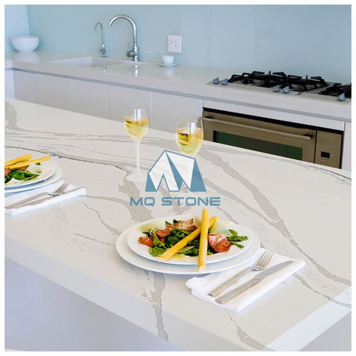 Кварцевые плиты Calacatta Brittanica