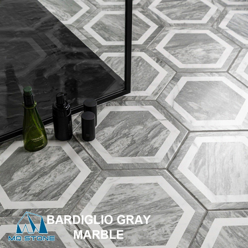 Пројекти подова од сивог мермера Бардиглио