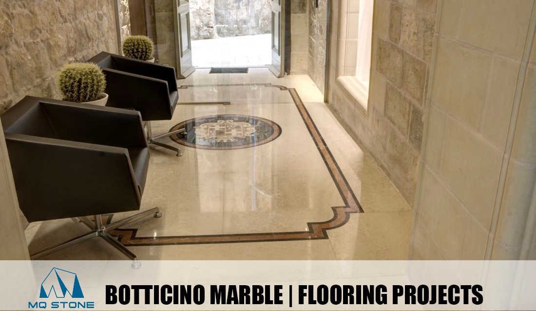 Botticino Beige Marmorbodenprojekte | MQ-STEIN
