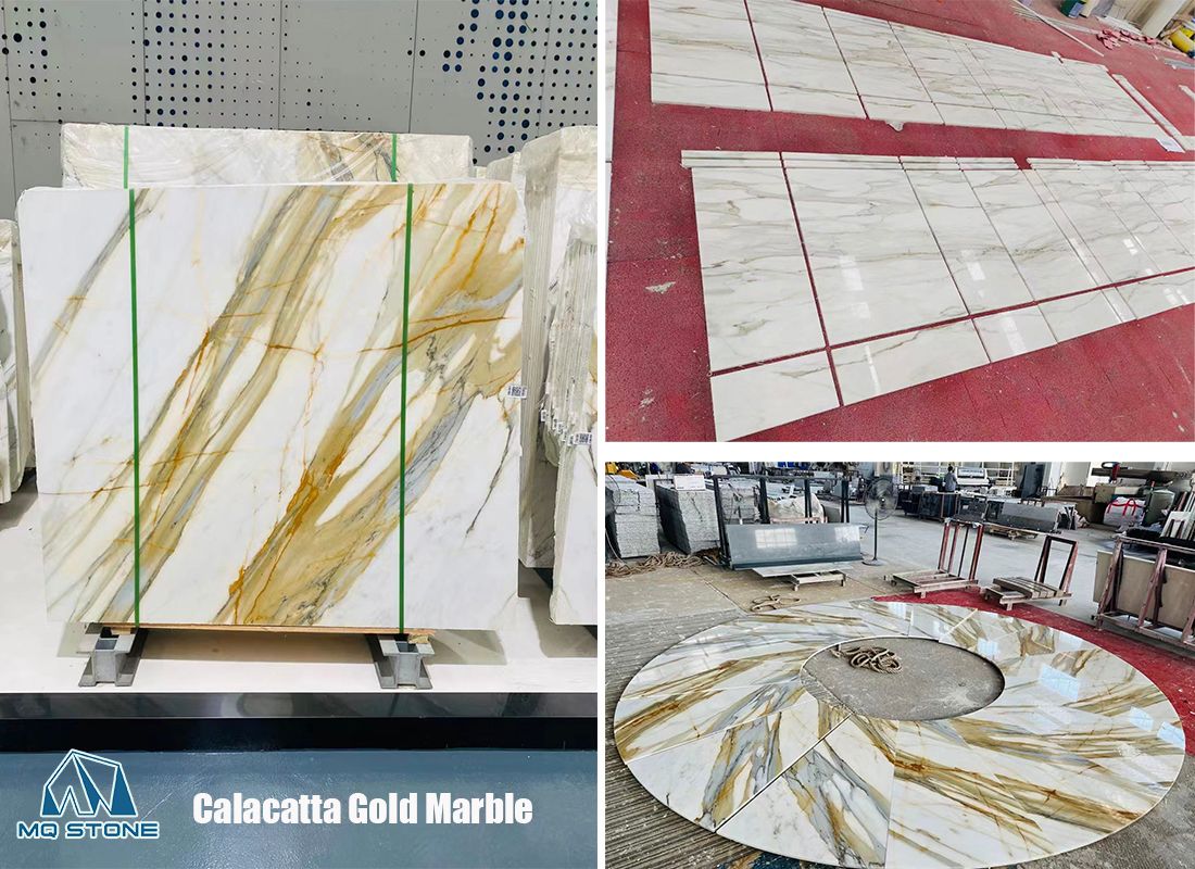 کارخانه کاشی و سنگ مرمر Calacatta Gold-MQ STONE