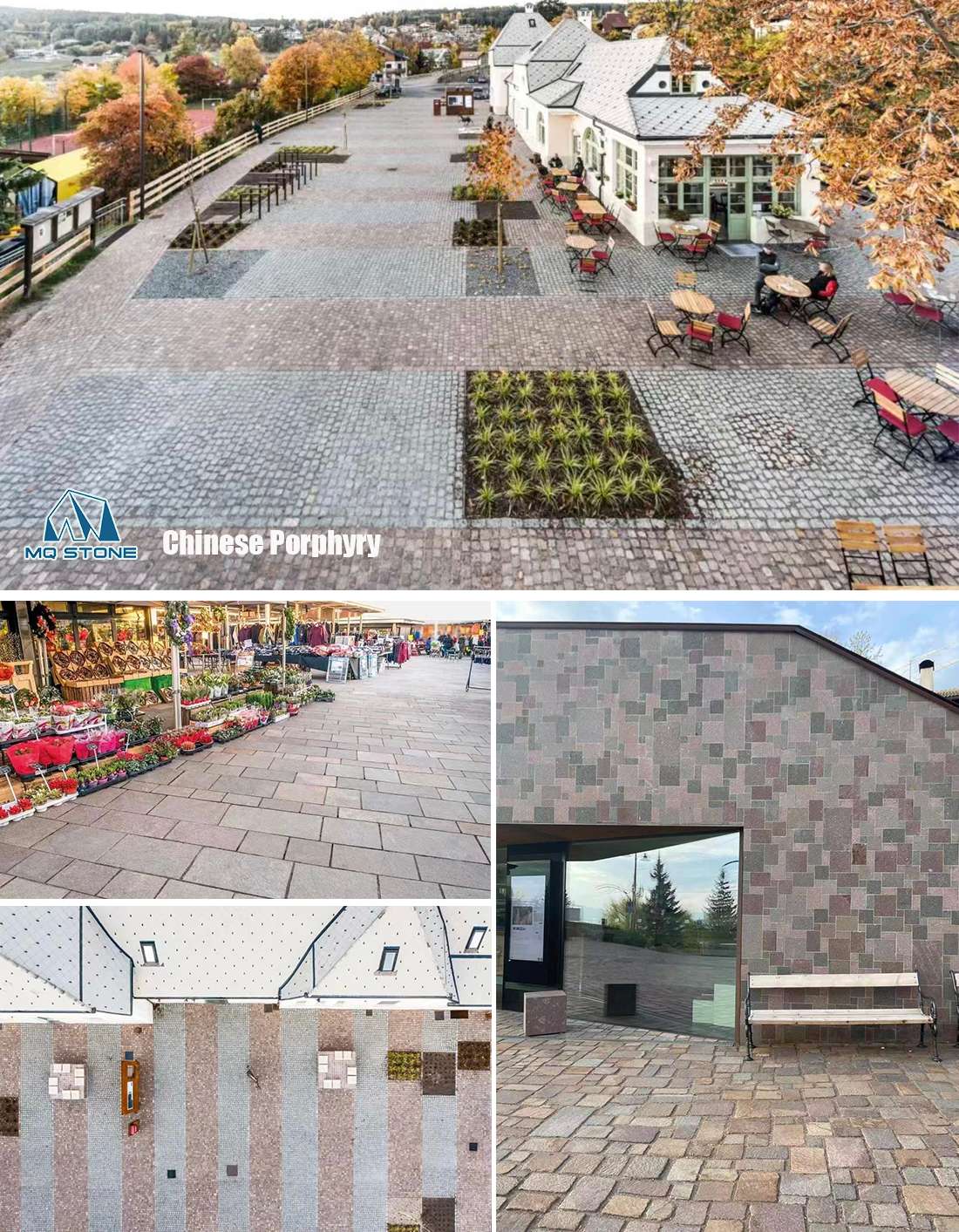 中国産ポーフィリー石タイルプロジェクト-MQ STONE