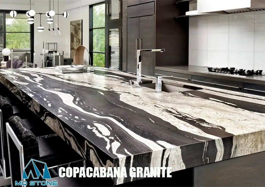 Copacabana Black Granite Island Countertops