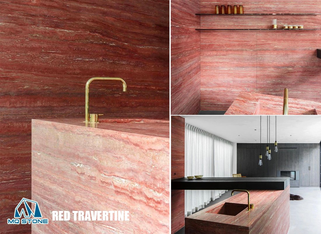 レッド トラバーチン レジデンスのプロジェクト | MQストーン