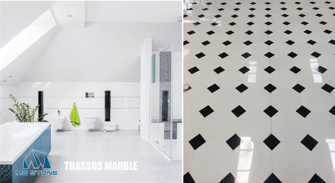 Thassos Beyaz Mermer Döşeme | MQ STONE