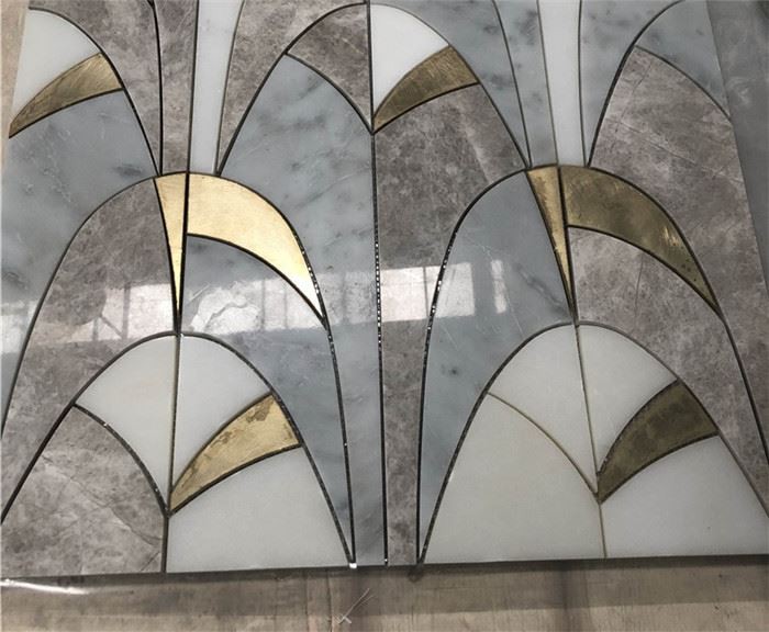 Jubin Lantai Mozek Kelabu