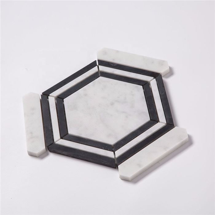 六角形モザイクタイルパターン