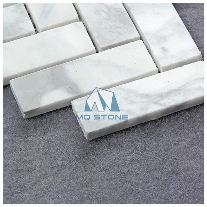 Herringbone Marble Mosaic Tile