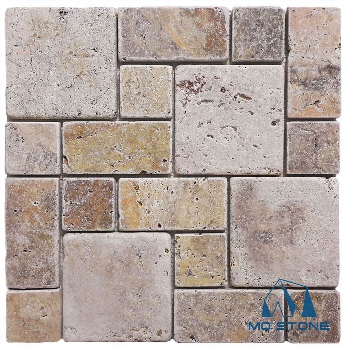 Eskitme Traverten Mozaik Karolar