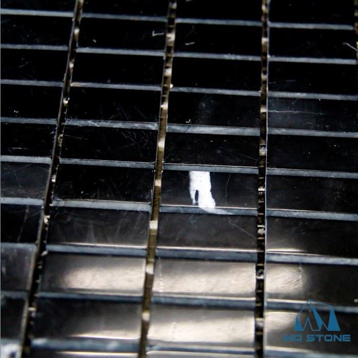 Siyah Beyaz Altıgen Mozaik Karo