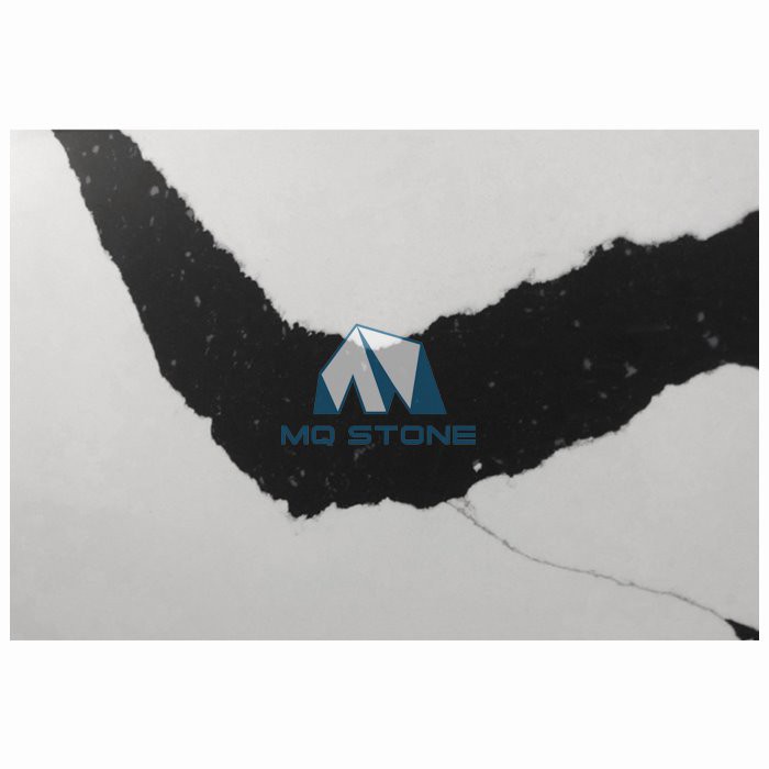 Pietra di quarzo Nero Calacatta White