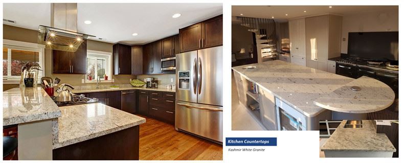 Kashmir White Granite Slabs