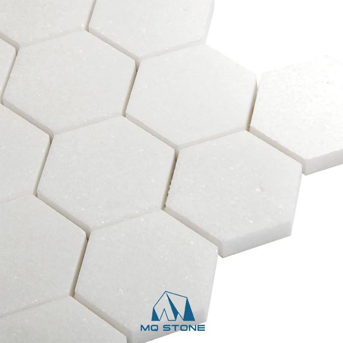 흰색 대리석 모자이크 타일