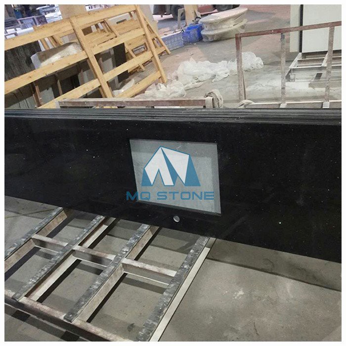 Sparkling Black Quartz Countertops
