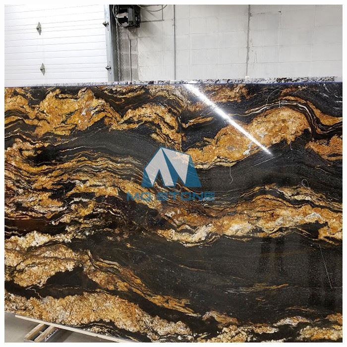 Black Fusion Granite Slab