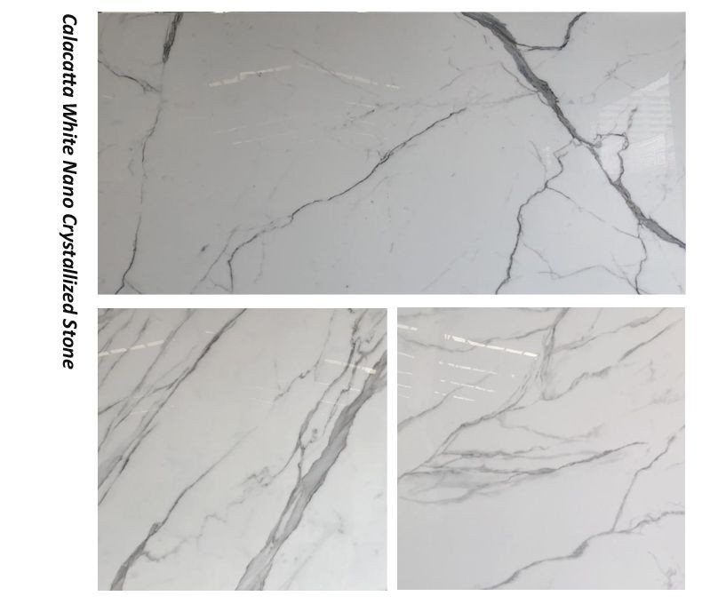 Calacatta White Nano Glass Stone
