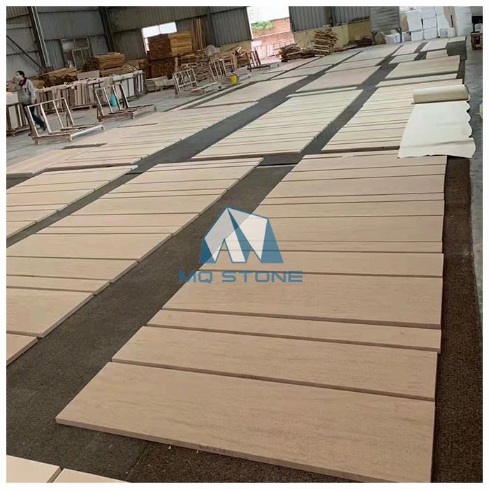 Krem Kireçtaşı Yer Karosu