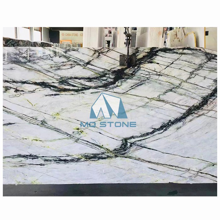 Clivia White Marble Slabs