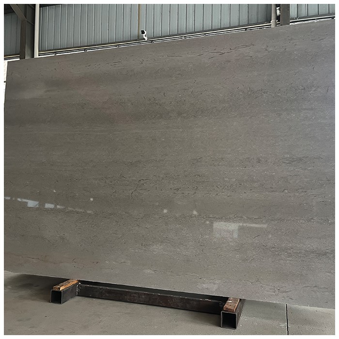 Серый камень травертин