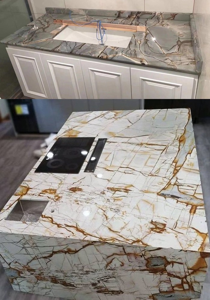 Кварцитовая плита Farfalla