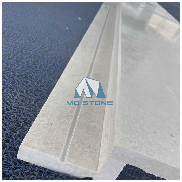 Бежевая мраморная плитка для лестниц Ottoman