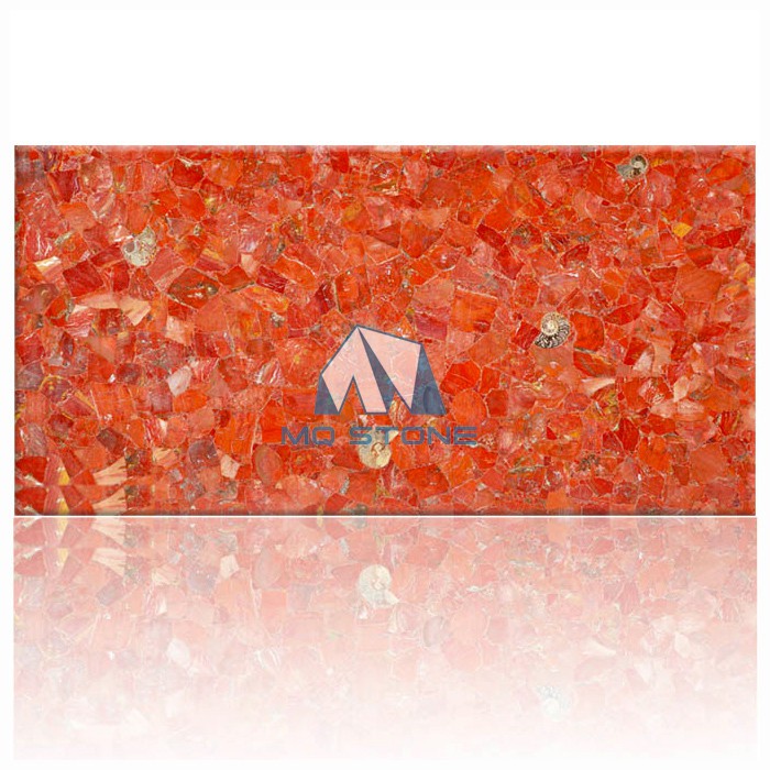 Lastra di diaspro rosso