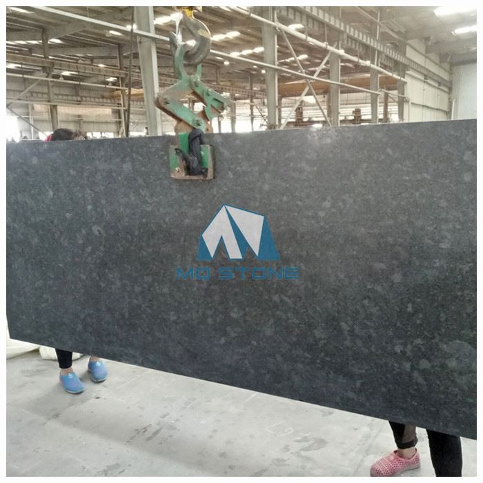 Стальной серый полированный гранит