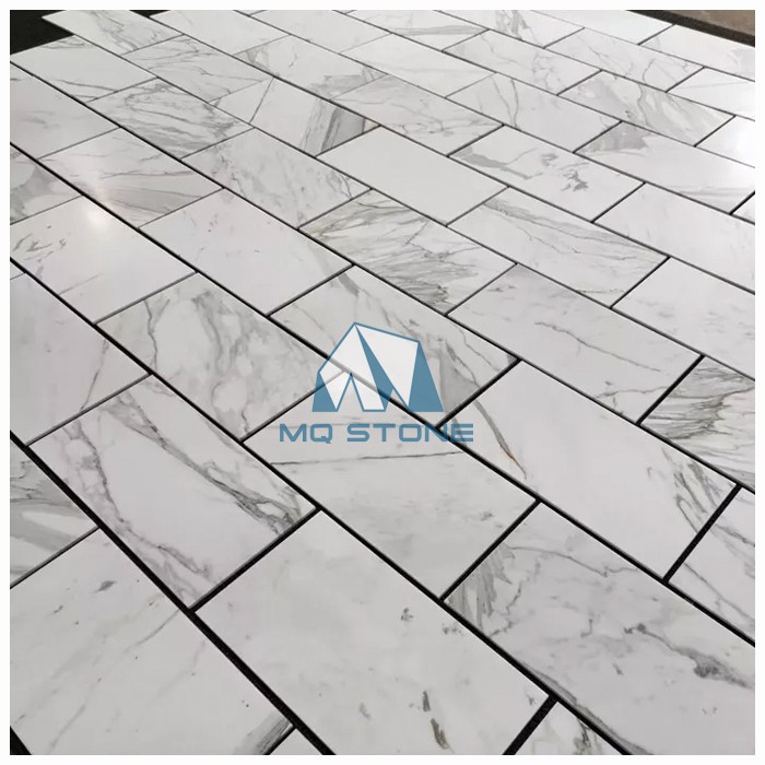 Calacatta Honed Marble Tile