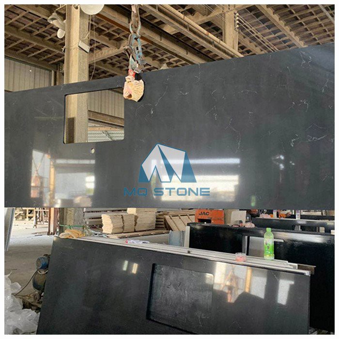 رویه های آشپزخانه کوارتز مشکی