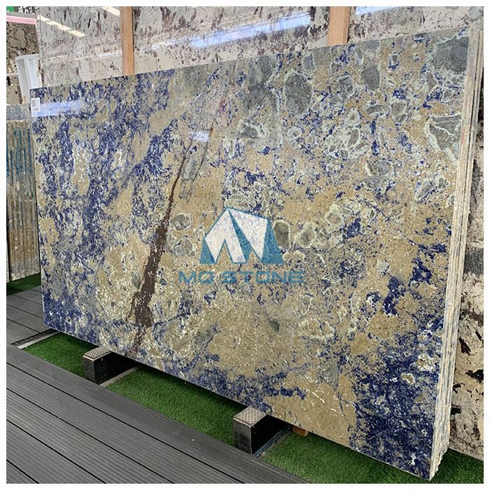 ソーダライト・ブルー御影石スラブ