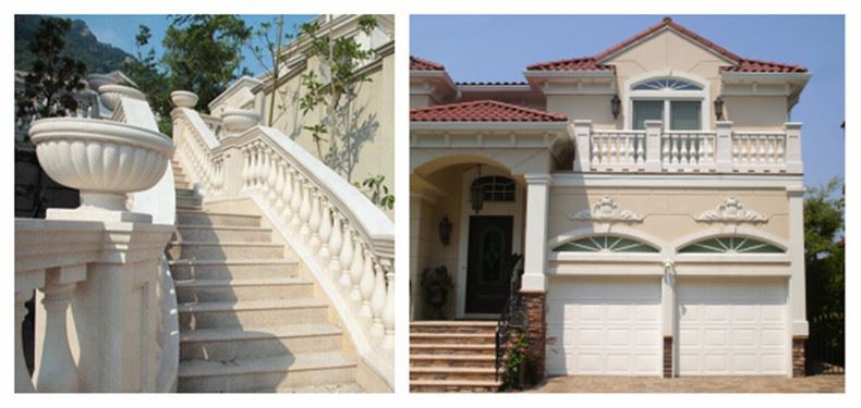 Natural Granite Stair Handrail