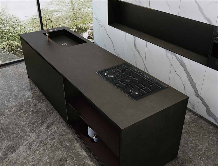 Ламина тамно сиви синтеровани камен