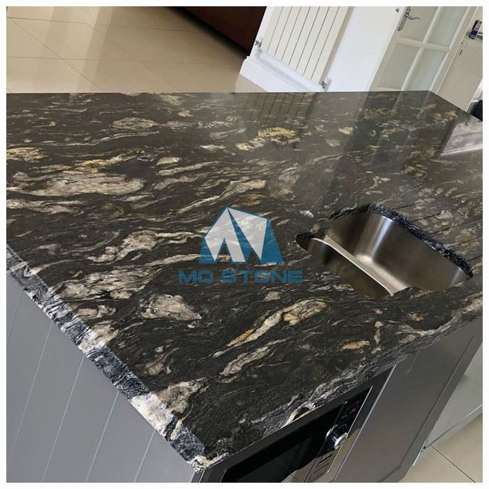 Permukaan Kerja Granit Hitam Kosmik