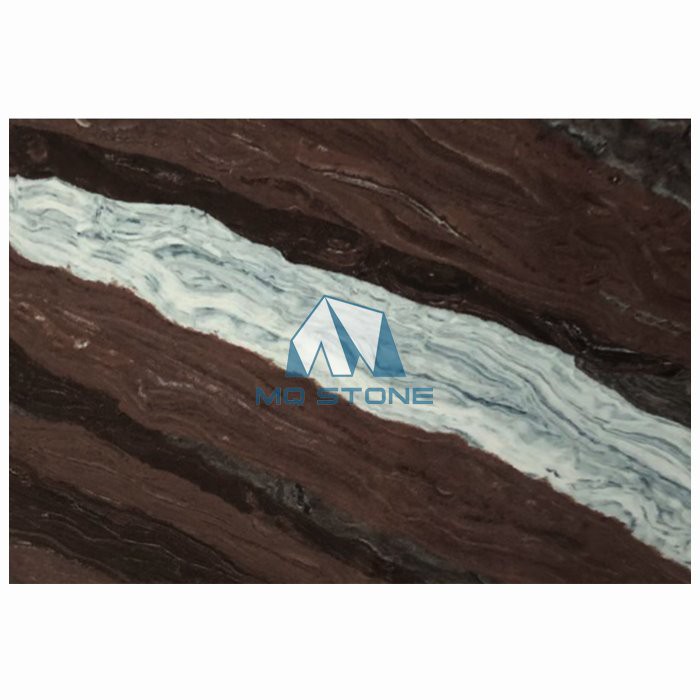 نهر الكوارتز البني الحجر