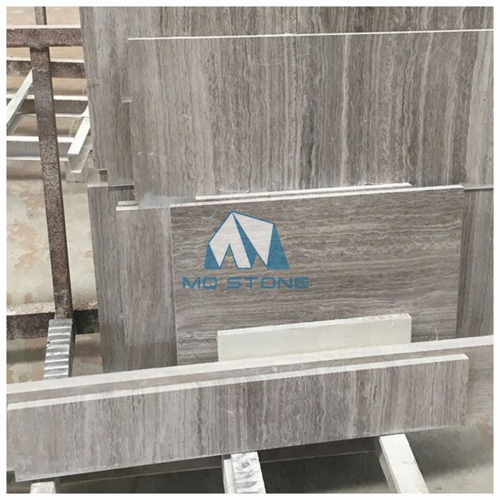Wooden White Marble Flooring Tiles