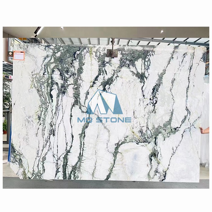 Clivia White Marble Slabs