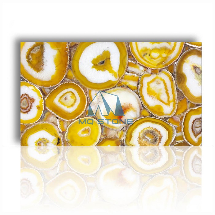 ألواح العقيق الأصفر ذات الإضاءة الخلفية