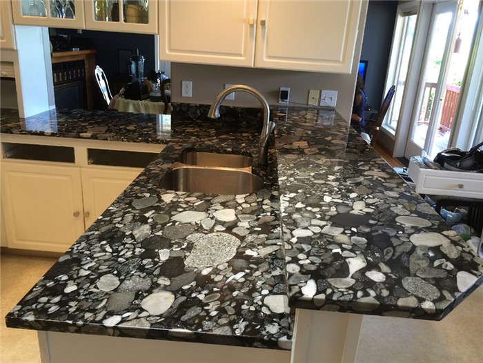 Meja Granit Black Marinace