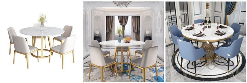 Calacatta White Marble Dining Table