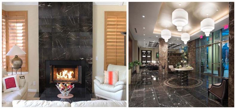 वल्केनो ब्लैक मार्बल