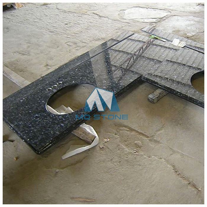 वोल्गा ब्लू ग्रेनाइट काउंटरटॉप्स