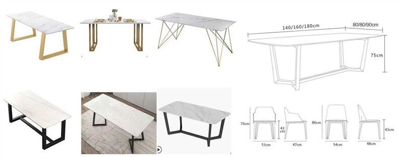 Трпезаријски сто од белог синтерованог камена Цалацатта