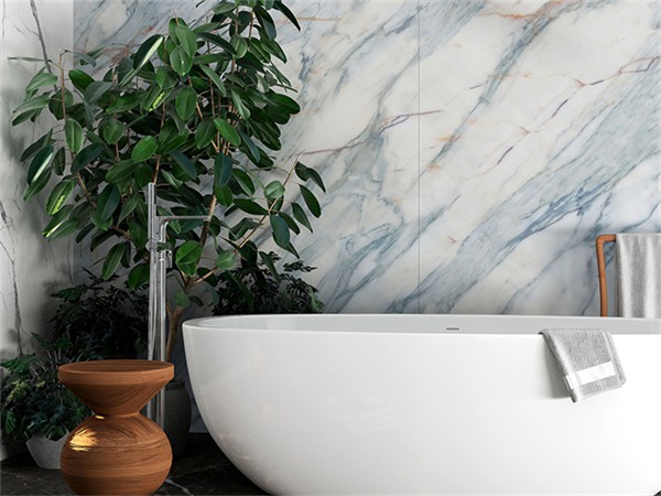 Pierre frittée bleu de la mer étoilée