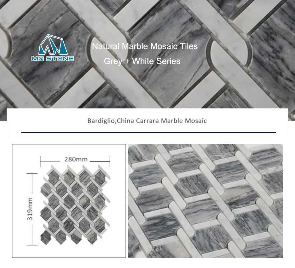 Мозаик од мермера Бардиглио