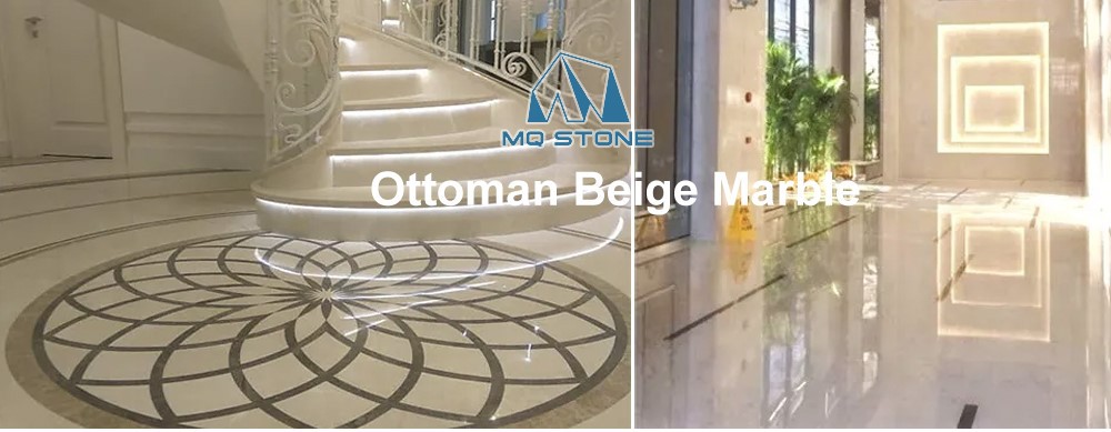 Carreaux de marbre beige Ottoman