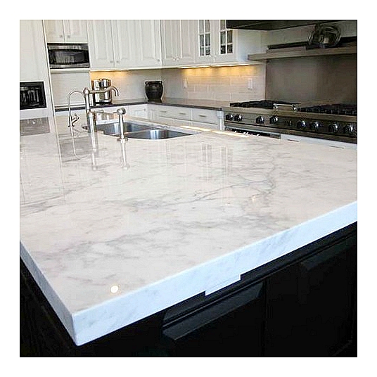 Bianco Carrara Marble Countertop
