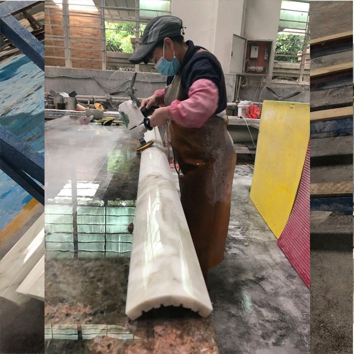 Carreaux de marbre Calacatta